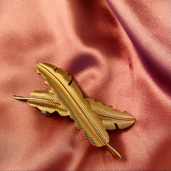 💕💕Last one Golden Cross Feather Hair Pins Clips - Picture 4 of 7